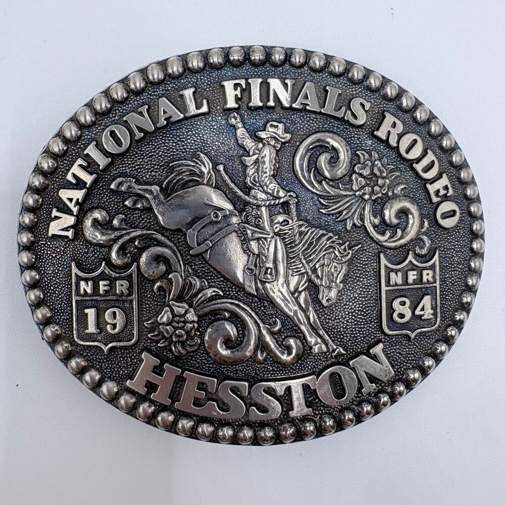 Fred Fellows National Finals Rodeo Anniversary Series Belt Buckle